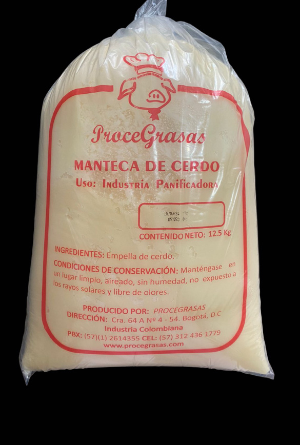 Manteca de cerdo para cocinar